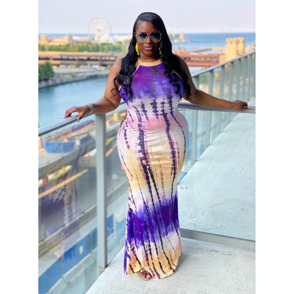 Tie Dye Maxi Dress